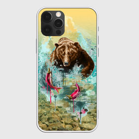 Чехол для iPhone 12 Pro Max с принтом Рыбалка в Санкт-Петербурге, Силикон |  | берег | брызги | водка | животное | зверь | зубы | лес | медведь | мишка | оскал | охота | патриотизм | река | россия | русский | русь | рыба | символ | ссср | триколор | флаг | хищник