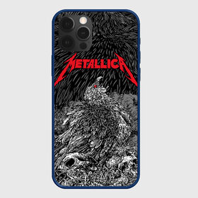 Чехол для iPhone 12 Pro с принтом Metallica  в Санкт-Петербурге, силикон | область печати: задняя сторона чехла, без боковых панелей | Тематика изображения на принте: american | bird | eagle | james hetfield | kirk hammett | lars ulrich | metal band | metallica | red eye | robert trujillo | scream | skull | американская | джеймс хетфилд | кирк хэмметт | красный глаз | крик | ларс ульрих | метал группа | метал