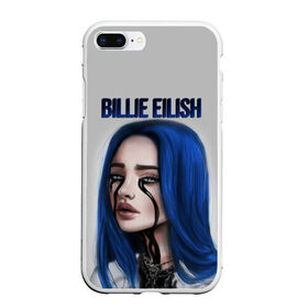 Чехол для iPhone 7Plus/8 Plus матовый с принтом BILLIE EILISH в Санкт-Петербурге, Силикон | Область печати: задняя сторона чехла, без боковых панелей | ayelish | bad guy | bellyache | bilie eilish | bilie elish | billie | billie eilish | eilish | electronic | elish | music | били айлиш | билли айлиш | эйлиш | элиш