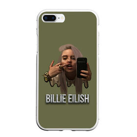 Чехол для iPhone 7Plus/8 Plus матовый с принтом BILLIE EILISH в Санкт-Петербурге, Силикон | Область печати: задняя сторона чехла, без боковых панелей | ayelish | bad guy | bellyache | bilie eilish | bilie elish | billie | billie eilish | eilish | electronic | elish | music | били айлиш | билли айлиш | эйлиш | элиш