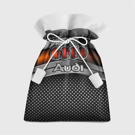 Подарочный 3D мешок с принтом Audi Metal в Санкт-Петербурге, 100% полиэстер | Размер: 29*39 см | Тематика изображения на принте: audi | metal | авто | ауди | железо | кольчуга | лого авто | метал | металлическая | сетка | сталь | цепи