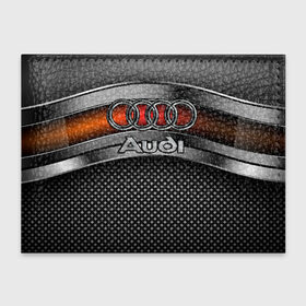 Обложка для студенческого билета с принтом Audi Metal в Санкт-Петербурге, натуральная кожа | Размер: 11*8 см; Печать на всей внешней стороне | audi | metal | авто | ауди | железо | кольчуга | лого авто | метал | металлическая | сетка | сталь | цепи