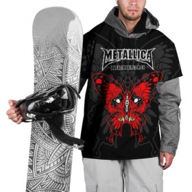 Накидка на куртку 3D с принтом Metallica в Санкт-Петербурге, 100% полиэстер |  | american | butterfly | devil | fangs | james hetfield | kirk hammett | metal band | metallica | music | mystic | red | rock | skull | vampire | американская | бабочка | вампир | джеймс хетфилд | дьявол | кирк хэмметт | клыки | красная | ларс ульрих | мета
