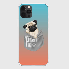 Чехол для iPhone 12 Pro Max с принтом Карманный мопс в Санкт-Петербурге, Силикон |  | pug | карман | карманный мопс | малыш | милый | мопс | пес | песик | собака | собачка