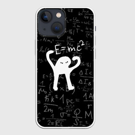 Чехол для iPhone 13 mini с принтом ЪУЪ СЪУКА Emc2 в Санкт-Петербурге,  |  | cat | emc 2 | emc2 | mem | memes | truxkot19 | знаменитые формулы | интернет приколы | кот | мем | мем кот | физика | формулы | ъуъ | ъуъ съука | эйнштейн