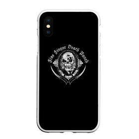 Чехол для iPhone XS Max матовый с принтом Five Finger Death Punch в Санкт-Петербурге, Силикон | Область печати: задняя сторона чехла, без боковых панелей | Тематика изображения на принте: 5fdp | ffdp | five finger | five finger death | five finger death punch | metal | rock | метал | рок