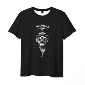 Мужская футболка 3D с принтом Motorhead в Санкт-Петербурге, 100% полиэфир | прямой крой, круглый вырез горловины, длина до линии бедер | lemmy | metal | motorhead | rock | лемми | метал | моторхед | рок