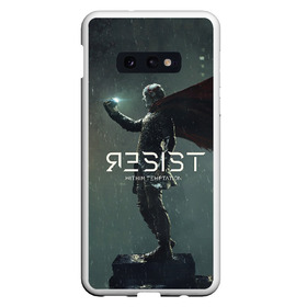 Чехол для Samsung S10E с принтом Within Temptation RESIST в Санкт-Петербурге, Силикон | Область печати: задняя сторона чехла, без боковых панелей | metal | rock | within temptation | метал | рок