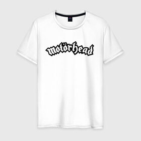 Мужская футболка хлопок с принтом MOTORHEAD в Санкт-Петербурге, 100% хлопок | прямой крой, круглый вырез горловины, длина до линии бедер, слегка спущенное плечо. | england | motorhead | моторхед