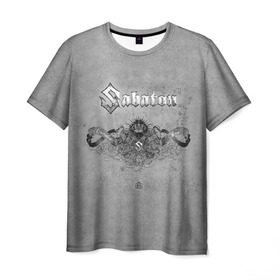 Мужская футболка 3D с принтом Sabaton в Санкт-Петербурге, 100% полиэфир | прямой крой, круглый вырез горловины, длина до линии бедер | metal | rock | sabaton | мерч | метал | рок | рок группа | рок музыка | рокер | сабатон | швеция