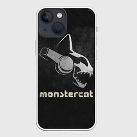 Чехол для iPhone 13 mini с принтом Monstercat в Санкт-Петербурге,  |  | monstercat | клуб | клубная музыка | кот | котенок | кошка | лейбл | монстар | монстар кет | монстер | музыка | танцевальная музыка | электронная | электронная музыка