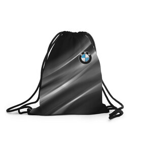 Рюкзак-мешок 3D с принтом BMW в Санкт-Петербурге, 100% полиэстер | плотность ткани — 200 г/м2, размер — 35 х 45 см; лямки — толстые шнурки, застежка на шнуровке, без карманов и подкладки | bmw | bmw performance | m | motorsport | performance | бмв | моторспорт