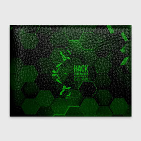 Обложка для студенческого билета с принтом Hack Cyberspace в Санкт-Петербурге, натуральная кожа | Размер: 11*8 см; Печать на всей внешней стороне | cyberpunk | hack | hack cyberspace | hacker | абстракция | взлом | микросхема | минимализм | программер | программист | сеть | хакер