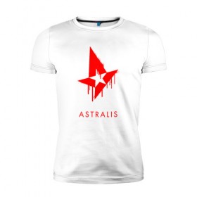 Мужская футболка премиум с принтом ASTRALIS в Санкт-Петербурге, 92% хлопок, 8% лайкра | приталенный силуэт, круглый вырез ворота, длина до линии бедра, короткий рукав | 