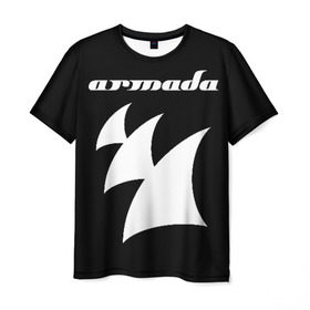 Мужская футболка 3D с принтом Armada Music в Санкт-Петербурге, 100% полиэфир | прямой крой, круглый вырез горловины, длина до линии бедер | armada | armada music | armin | armin van buuren | van buuren
