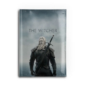 Обложка для автодокументов с принтом THE WITCHER (Сериал) в Санкт-Петербурге, натуральная кожа |  размер 19,9*13 см; внутри 4 больших “конверта” для документов и один маленький отдел — туда идеально встанут права | bird | game | games | geralt | hunter | logo | monsters | series | star | the | witcher | wolf | ведьмак | волк | геральт | звезда | игра | игры | лого | медальон | монстры | охотник | птица | сериал | символ