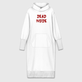 Платье удлиненное хлопок с принтом Dead inside в Санкт-Петербурге,  |  | dead inside | dont open dead inside | дед внутри | дед инсайд