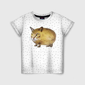 Детская футболка 3D с принтом ЧИЛИПИ*ДРИК в Санкт-Петербурге, 100% гипоаллергенный полиэфир | прямой крой, круглый вырез горловины, длина до линии бедер, чуть спущенное плечо, ткань немного тянется | internet | meme | memes | pikabu | интернет | картофель | картошка | киса | киска | кот | котенок | котик | коты | котята | кошки | мем | мемас | мемасы | мемы | пикабу | прикол | приколы | чикибряк | шутка | юмор