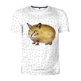 Мужская футболка 3D спортивная с принтом ЧИЛИПИ*ДРИК в Санкт-Петербурге, 100% полиэстер с улучшенными характеристиками | приталенный силуэт, круглая горловина, широкие плечи, сужается к линии бедра | Тематика изображения на принте: internet | meme | memes | pikabu | интернет | картофель | картошка | киса | киска | кот | котенок | котик | коты | котята | кошки | мем | мемас | мемасы | мемы | пикабу | прикол | приколы | чикибряк | шутка | юмор