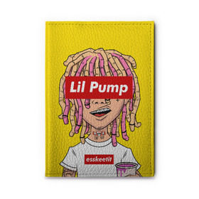 Обложка для автодокументов с принтом Lil Pump в Санкт-Петербурге, натуральная кожа |  размер 19,9*13 см; внутри 4 больших “конверта” для документов и один маленький отдел — туда идеально встанут права | esskeetit | gazzy garcia | gucci gang | lil pump | lilpump | газзи гарсия | лил памп | рэп | рэпер | эшкере