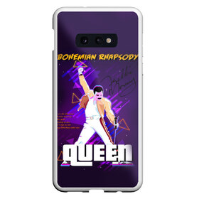 Чехол для Samsung S10E с принтом Queen в Санкт-Петербурге, Силикон | Область печати: задняя сторона чехла, без боковых панелей | bohemian | brian | freddie | john | mercury | must go on | queen | rhapsody | roger | taylor | the miracle | the show | богемская | рапсодия | роджер тейлор | фредди меркьюри