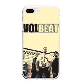 Чехол для iPhone 7Plus/8 Plus матовый с принтом Volbeat в Санкт-Петербурге, Силикон | Область печати: задняя сторона чехла, без боковых панелей | groove metal | hardcore | psychobilly | volbeat | волбит