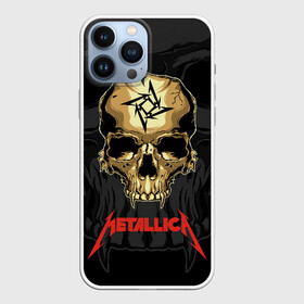 Чехол для iPhone 13 Pro Max с принтом Metallica в Санкт-Петербурге,  |  | Тематика изображения на принте: american | james hetfield | kirk hammett | l | metal band | metallic | metallica | music | robot | rock | scales | sitting | skeleton | skull | throne | американская | джеймс хетфилд | кирк хэмметт | ларс ульрих | логотип | метал группа | металл