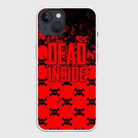 Чехол для iPhone 13 с принтом Dead Inside в Санкт-Петербурге,  |  | dead | dota | inside | аниме | внутри | гуль | дэд | инсайд | мертвец | мертвый | токийский