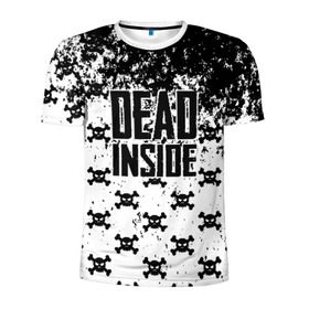 Мужская футболка 3D спортивная с принтом Dead Inside в Санкт-Петербурге, 100% полиэстер с улучшенными характеристиками | приталенный силуэт, круглая горловина, широкие плечи, сужается к линии бедра | dead | dota | inside | аниме | внутри | гуль | дэд | инсайд | мертвец | мертвый | токийский