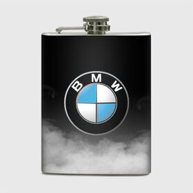 Фляга с принтом BMW в Санкт-Петербурге, металлический корпус | емкость 0,22 л, размер 125 х 94 мм. Виниловая наклейка запечатывается полностью | bmw | bmw performance | m | motorsport | performance | бмв | моторспорт