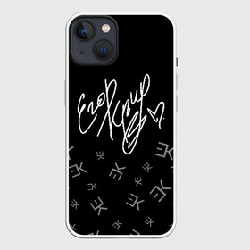 Чехол для iPhone 13 с принтом ЕГОР КРИД (Автограф) в Санкт-Петербурге,  |  | black | egor | hip | hop | inc | kreed | logo | pop | rap | star | team | алых | грехи | егор | знают | крид | лого | миллион | настроения | они | поп | роз | рэп | самая | символ | хип | холостяк | хоп | цвет | черный | что