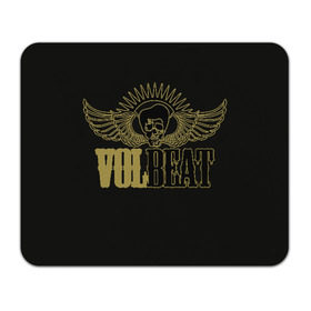 Коврик для мышки прямоугольный с принтом Volbeat в Санкт-Петербурге, натуральный каучук | размер 230 х 185 мм; запечатка лицевой стороны | Тематика изображения на принте: groove metal | hardcore | psychobilly | volbeat | волбит