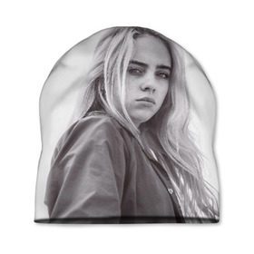 Шапка 3D с принтом BILLIE EILISH в Санкт-Петербурге, 100% полиэстер | универсальный размер, печать по всей поверхности изделия | ayelish | bad guy | bellyache | bilie eilish | bilie elish | billie | billie eilish | eilish | electronic | elish | music | били айлиш | билли айлиш | эйлиш | элиш