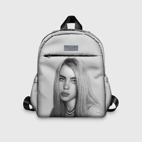 Детский рюкзак 3D с принтом BILLIE EILISH в Санкт-Петербурге, 100% полиэстер | лямки с регулируемой длиной, сверху петелька, чтобы рюкзак можно было повесить на вешалку. Основное отделение закрывается на молнию, как и внешний карман. Внутри дополнительный карман. По бокам два дополнительных кармашка | ayelish | bad guy | bellyache | bilie eilish | bilie elish | billie | billie eilish | eilish | electronic | elish | music | били айлиш | билли айлиш | эйлиш | элиш