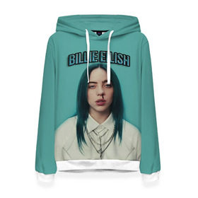 Женская толстовка 3D с принтом BILLIE EILISH в Санкт-Петербурге, 100% полиэстер  | двухслойный капюшон со шнурком для регулировки, мягкие манжеты на рукавах и по низу толстовки, спереди карман-кенгуру с мягким внутренним слоем. | ayelish | bad guy | bellyache | bilie eilish | bilie elish | billie | billie eilish | eilish | electronic | elish | music | били айлиш | билли айлиш | эйлиш | элиш