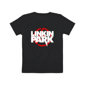 Детская футболка хлопок с принтом LINKIN PARK в Санкт-Петербурге, 100% хлопок | круглый вырез горловины, полуприлегающий силуэт, длина до линии бедер | chester bennington | linkin park | mike shinoda | линкин парк