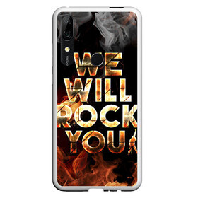 Чехол для Honor P Smart Z с принтом We Will Rock You в Санкт-Петербурге, Силикон | Область печати: задняя сторона чехла, без боковых панелей | Тематика изображения на принте: bohemian | brian | freddie | john | mercury | must go on | queen | rhapsody | roger | taylor | the miracle | the show | богемская | рапсодия | роджер тейлор | фредди меркьюри