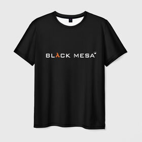 Мужская футболка 3D с принтом BLACK MESA в Санкт-Петербурге, 100% полиэфир | прямой крой, круглый вырез горловины, длина до линии бедер | Тематика изображения на принте: black mesa | city 17 | combine guard | gordon freeman | half life | source | valve | гордон фримен | халф лайф