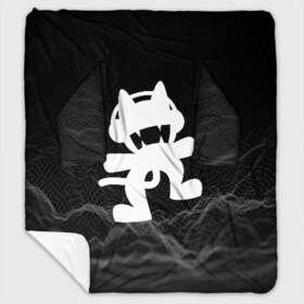 Плед с рукавами с принтом MONSTERCAT в Санкт-Петербурге, 100% полиэстер | Закругленные углы, все края обработаны. Ткань не мнется и не растягивается. Размер 170*145 | cat | monster | monster cat | monstercat | кот | монстеркет