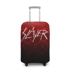 Чехол для чемодана 3D с принтом SLAYER (12) в Санкт-Петербурге, 86% полиэфир, 14% спандекс | двустороннее нанесение принта, прорези для ручек и колес | metal | music | rock | slayer | метал | музыка | рок