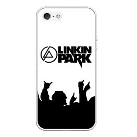 Чехол для iPhone 5/5S матовый с принтом LINKIN PARK ЛИНКИН ПАРК в Санкт-Петербурге, Силикон | Область печати: задняя сторона чехла, без боковых панелей | chester bennington | linkin park | mike shinoda | линкин парк