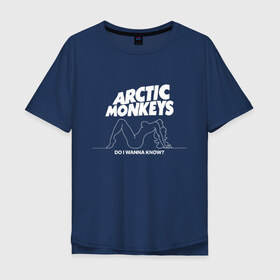 Мужская футболка хлопок Oversize с принтом AM в Санкт-Петербурге, 100% хлопок | свободный крой, круглый ворот, “спинка” длиннее передней части | alex turner | arctic monkeys | алекс тёрнер | арктик монкейс | арктические обезьяны