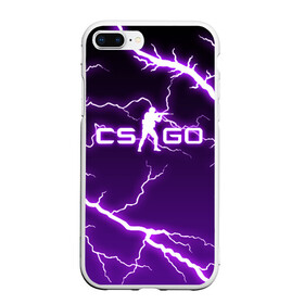 Чехол для iPhone 7Plus/8 Plus матовый с принтом CS GO LIGHTNING STYLE в Санкт-Петербурге, Силикон | Область печати: задняя сторона чехла, без боковых панелей | astralis | awp | counter strike | cs go | cs go global offensive | faze clan | hyper beast | team liquid | thunder | астралис | молнии | тим ликвид | фейз клан | хайпер бист | шторм