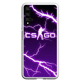 Чехол для Honor 20 с принтом CS GO LIGHTNING STYLE в Санкт-Петербурге, Силикон | Область печати: задняя сторона чехла, без боковых панелей | Тематика изображения на принте: astralis | awp | counter strike | cs go | cs go global offensive | faze clan | hyper beast | team liquid | thunder | астралис | молнии | тим ликвид | фейз клан | хайпер бист | шторм