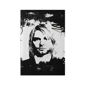Обложка для паспорта матовая кожа с принтом Kurt Cobain в Санкт-Петербурге, натуральная матовая кожа | размер 19,3 х 13,7 см; прозрачные пластиковые крепления | bleach | blew | cobain | dave | geffen | hormoaning | in utero | incesticide | krist | kurt | nevermind | nirvana | novoselic | rock | vevo | геффен | курт кобейн | нирвана | рок
