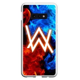 Чехол для Samsung S10E с принтом ALAN WALKER в Санкт-Петербурге, Силикон | Область печати: задняя сторона чехла, без боковых панелей | Тематика изображения на принте: alan walker | aw | electro | electro music | music | алан уокер | музыка | музыкант | электро | электронная музыка