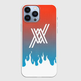 Чехол для iPhone 13 Pro Max с принтом two XX flame в Санкт-Петербурге,  |  | Тематика изображения на принте: darling in the franxx | franxx. | zero two