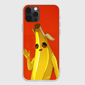 Чехол для iPhone 12 Pro с принтом Banana в Санкт-Петербурге, силикон | область печати: задняя сторона чехла, без боковых панелей | Тематика изображения на принте: epic | fortnite | банан | фортнайт | эпик
