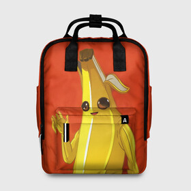 Женский рюкзак 3D с принтом Banana в Санкт-Петербурге, 100% полиэстер | лямки с регулируемой длиной, сверху ручки, чтобы рюкзак нести как сумку. Основное отделение закрывается на молнию, как и внешний карман. Внутри два дополнительных кармана, один из которых закрывается на молнию. По бокам два дополнительных кармашка, куда поместится маленькая бутылочка
 | epic | fortnite | банан | фортнайт | эпик