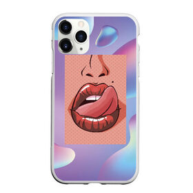 Чехол для iPhone 11 Pro Max матовый с принтом Губы в Санкт-Петербурге, Силикон |  | lips | абстракт | губы | кожа | лицо | нос | родинка | сердечко | сердце